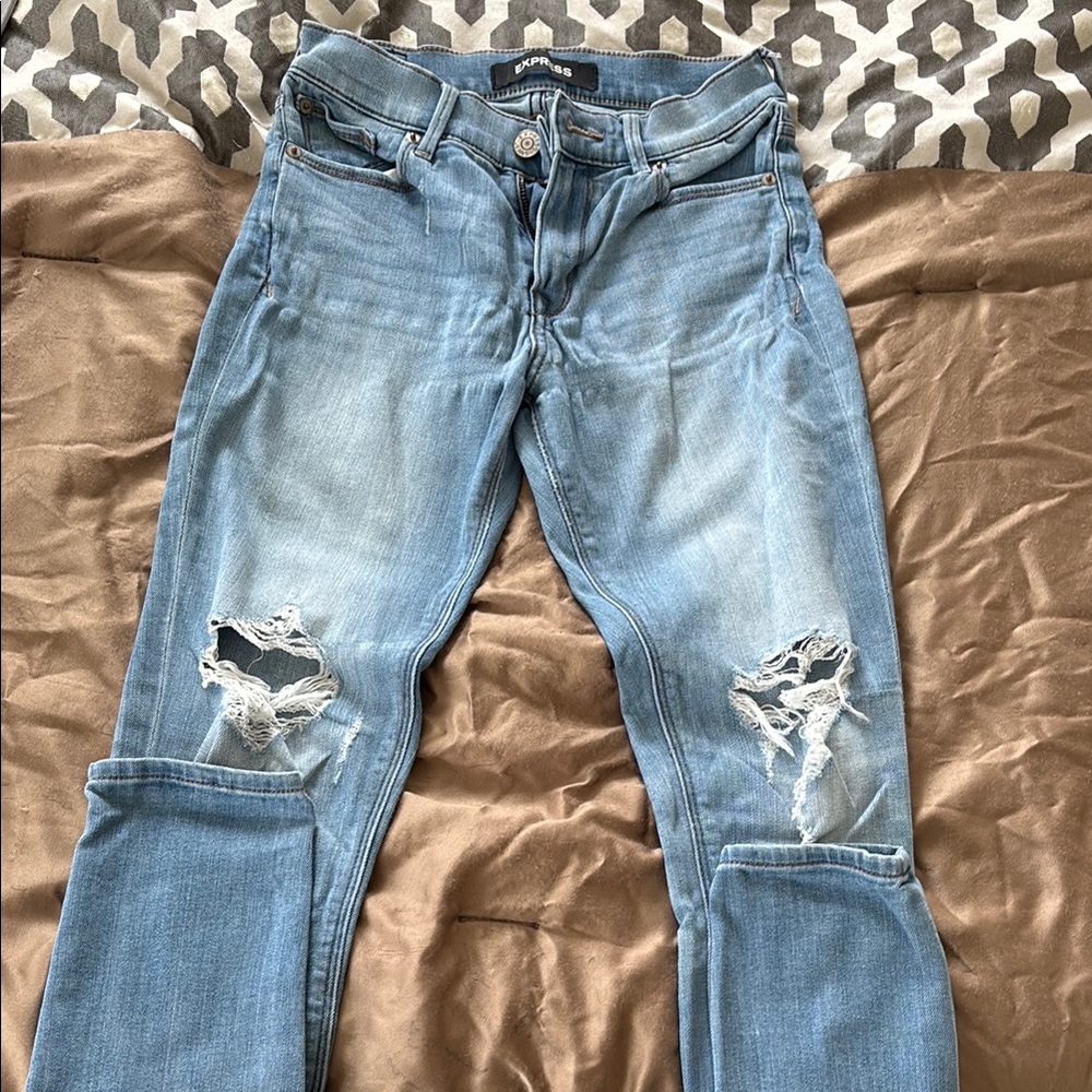 Express Light Blue Denim Jeans